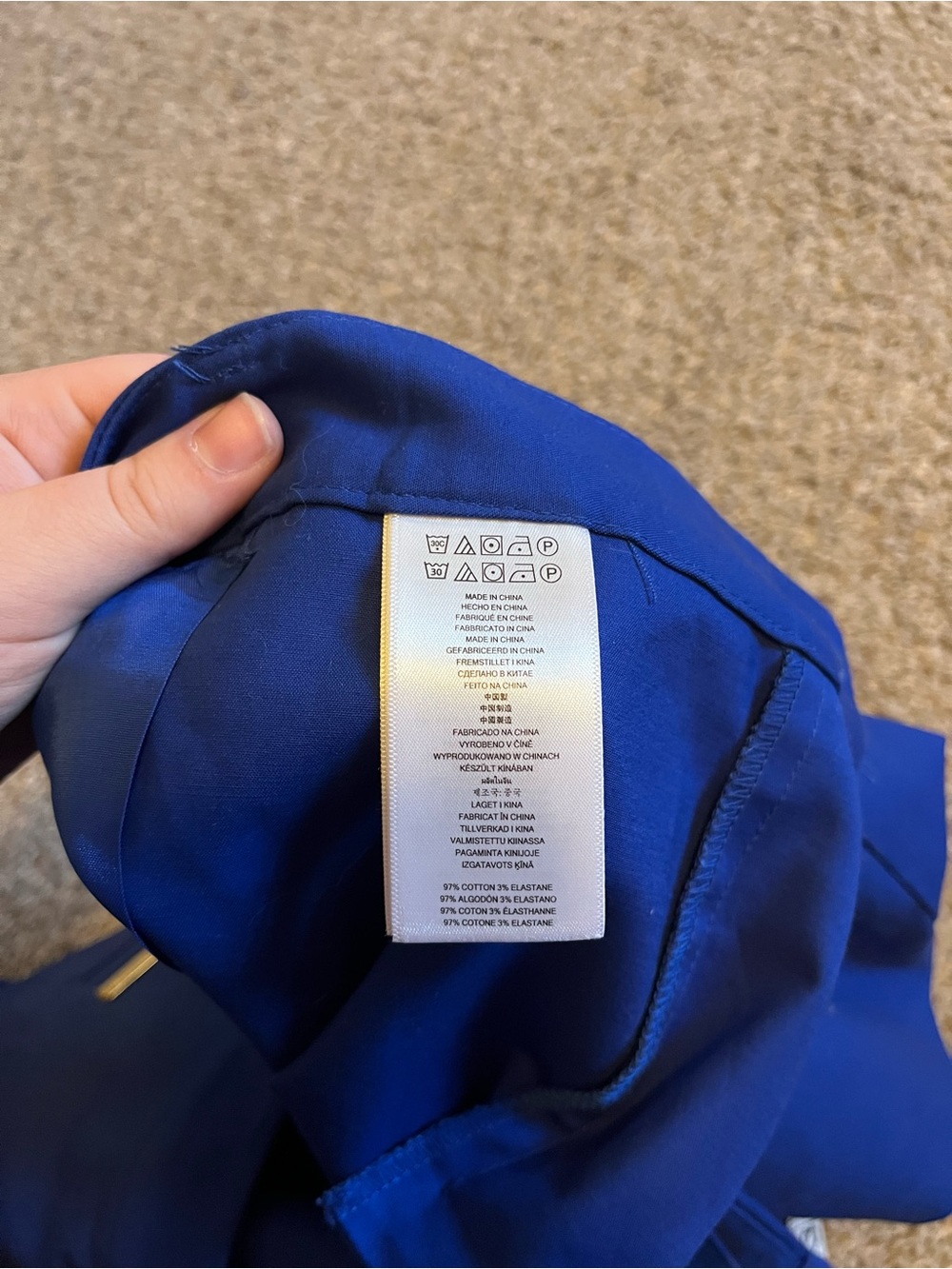 Michael Kors Royal Blue Women's Shorts Size 12 - Picture 7 of 7